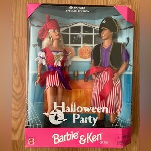 NIB/NRFP Special Edition: Halloween Party Barbie & Ken Gift Set